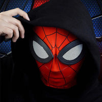 Children's superhero mask with web pattern – for role-play & dress-up fun