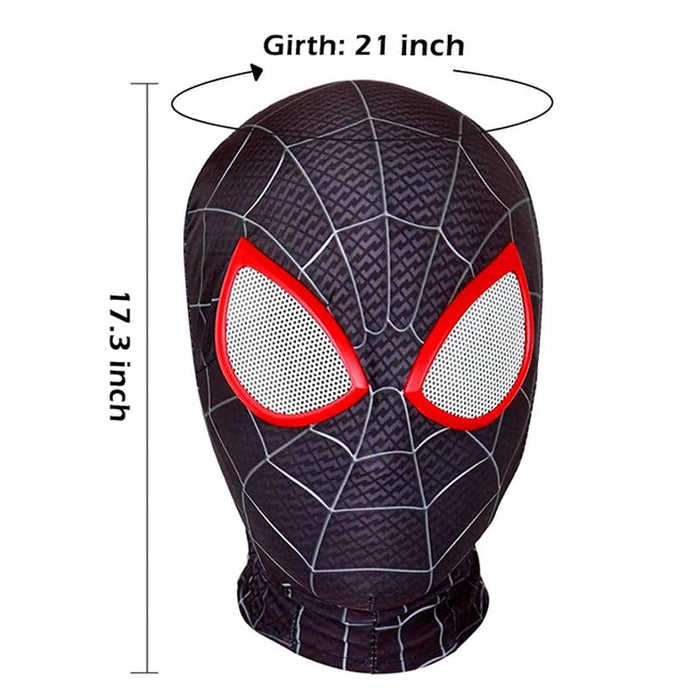 Children's superhero mask with web pattern – for role-play & dress-up fun