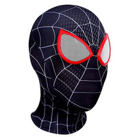 Children's superhero mask with web pattern – for role-play & dress-up fun