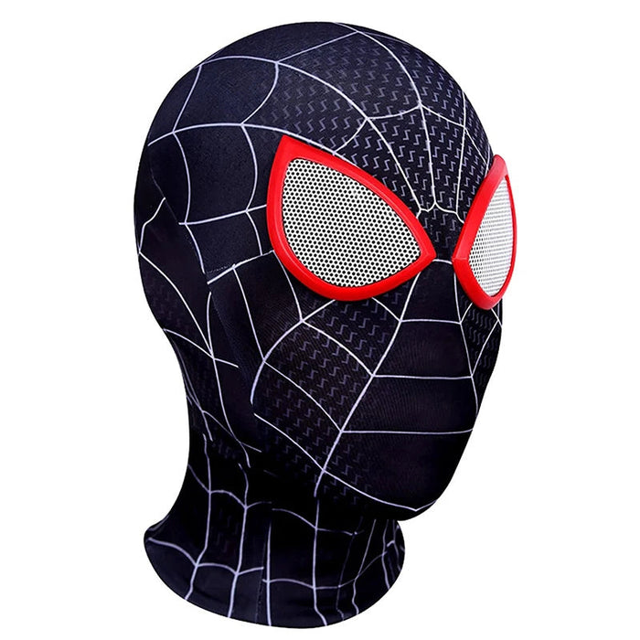Children's superhero mask with web pattern – for role-play & dress-up fun