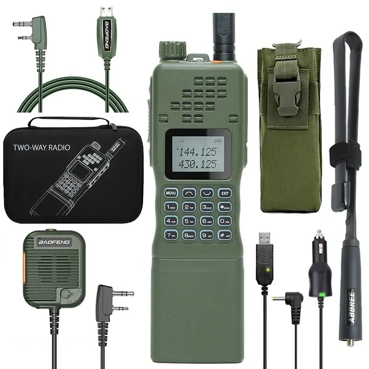 Dual-Band Walkie Talkie - CommGuard-Green-State of Style
