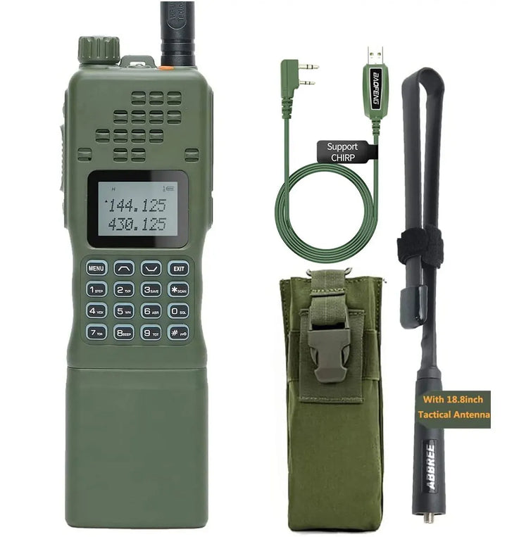 Dual-Band Walkie Talkie - CommGuard-Green-State of Style