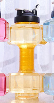 Dumbbell Water Bottles for Fitness and Hydration - HydraBell-Blue-500ML-State of Style