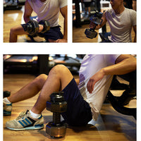 Dumbbell Water Bottles for Fitness and Hydration - HydraBell-Blue-500ML-State of Style