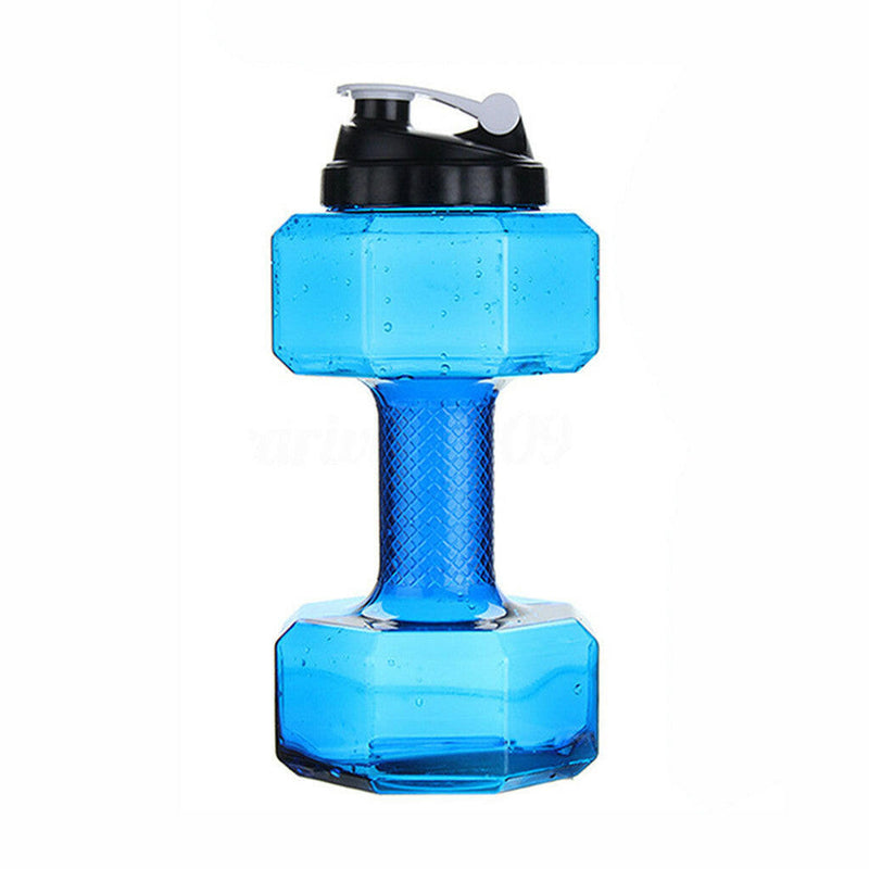 Dumbbell Water Bottles for Fitness and Hydration - HydraBell-Blue-500ML-State of Style