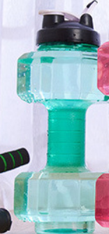 Dumbbell Water Bottles for Fitness and Hydration - HydraBell-Green-500ML-State of Style