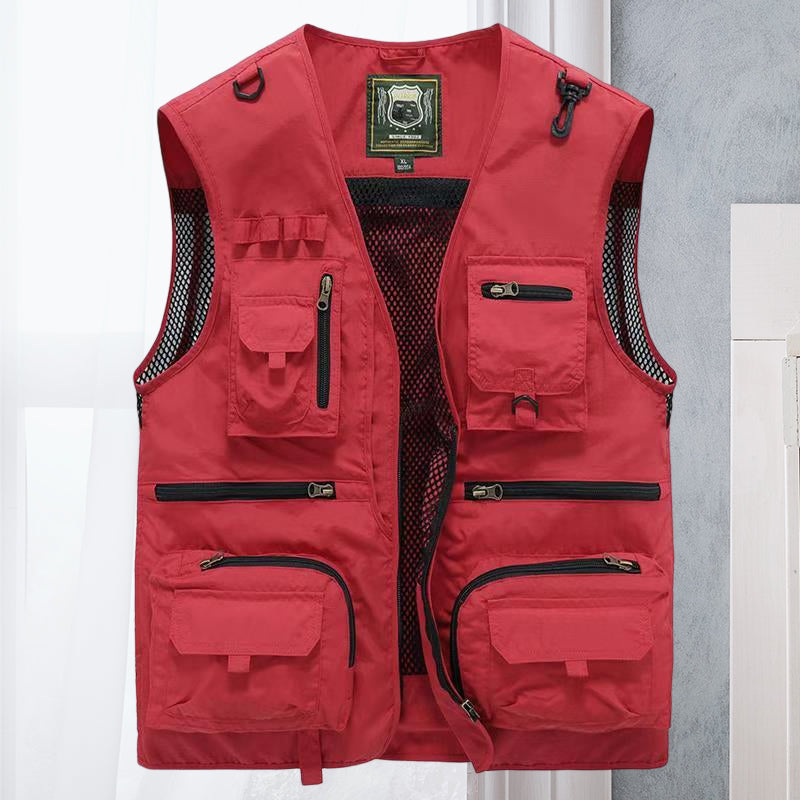 Durable Tactical Vest - ActionGuard-Red-S-State of Style