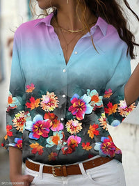DuskBlouse | Elegant Women's Blouse-Purple-S-State of Style