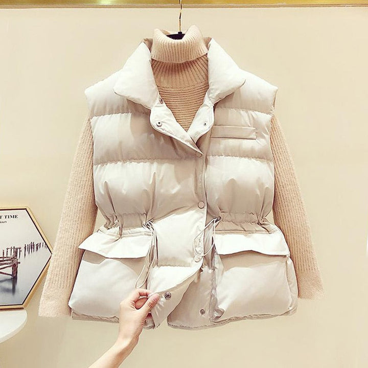DustiVerwarmer | Women's Lightweight Bodywarmer-Beige-XL-State of Style