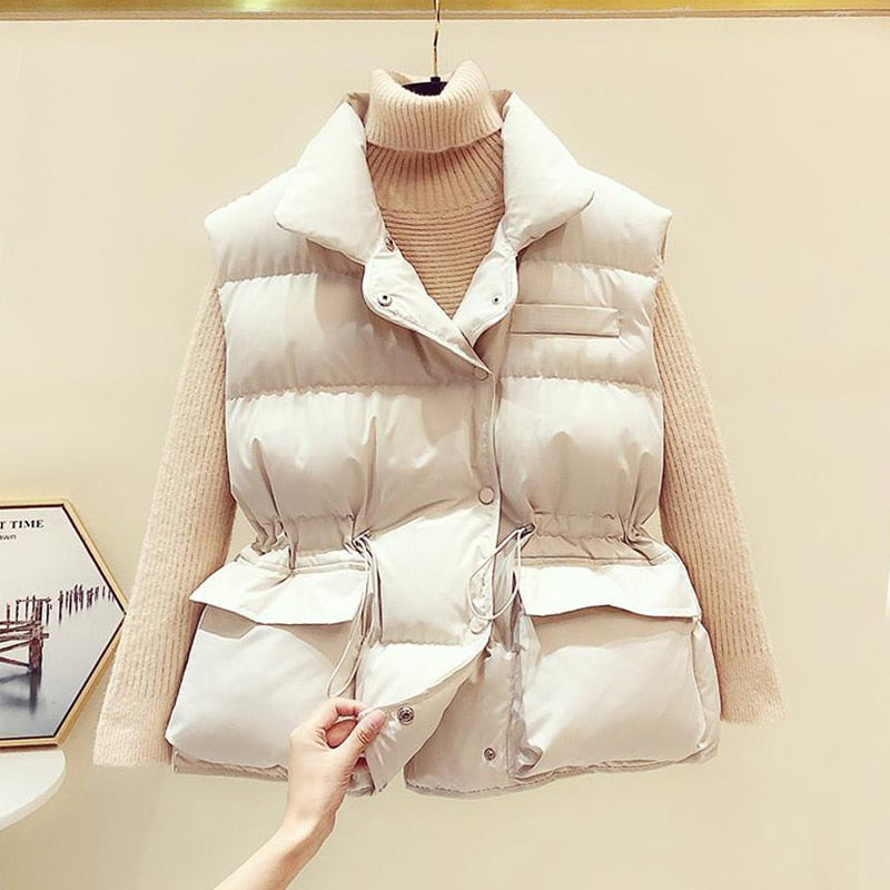 DustiVerwarmer | Women's Lightweight Bodywarmer-Beige-XL-State of Style