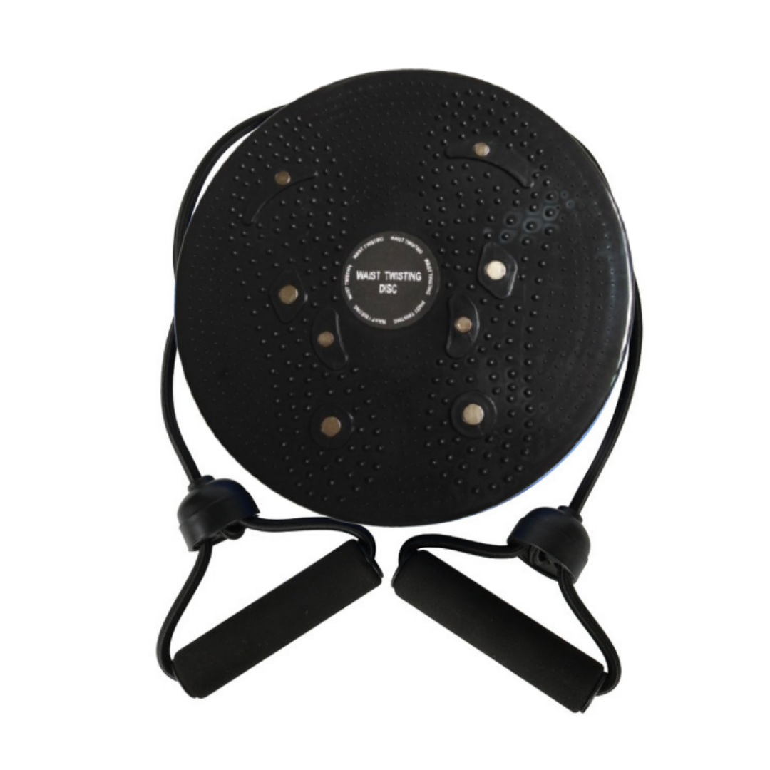 Dynamic Balance Board for Strength and Stability - CoreSpin-Black-With Tires-State of Style