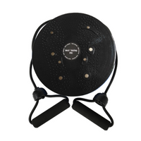 Dynamic Balance Board for Strength and Stability - CoreSpin-Black-With Tires-State of Style