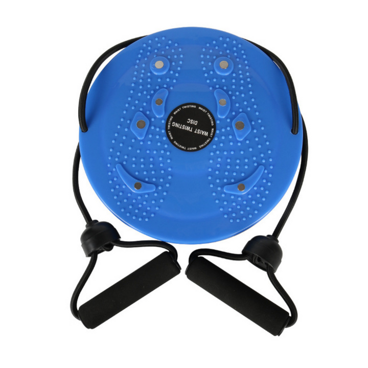 Dynamic Balance Board for Strength and Stability - CoreSpin-Blue-With Tires-State of Style
