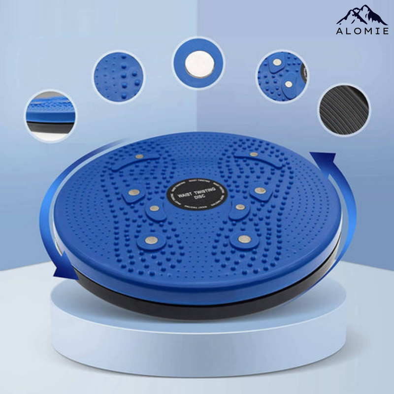 Dynamic Balance Board for Strength and Stability - CoreSpin-Blue-Without Tires-State of Style