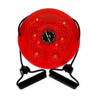 Dynamic Balance Board for Strength and Stability - CoreSpin-Red-With Tires-State of Style