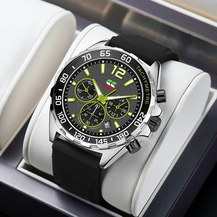 Dynamic Watch for Every Occasion - Eleganzio-Black - Orange-State of Style