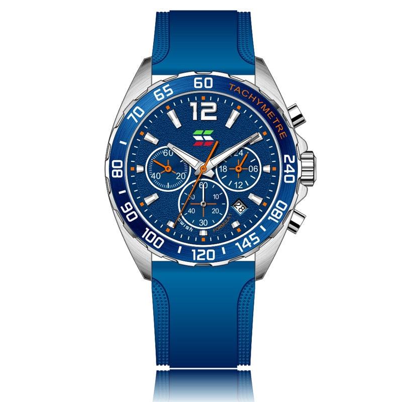 Dynamic Watch for Every Occasion - Eleganzio-Silver - Orange-State of Style
