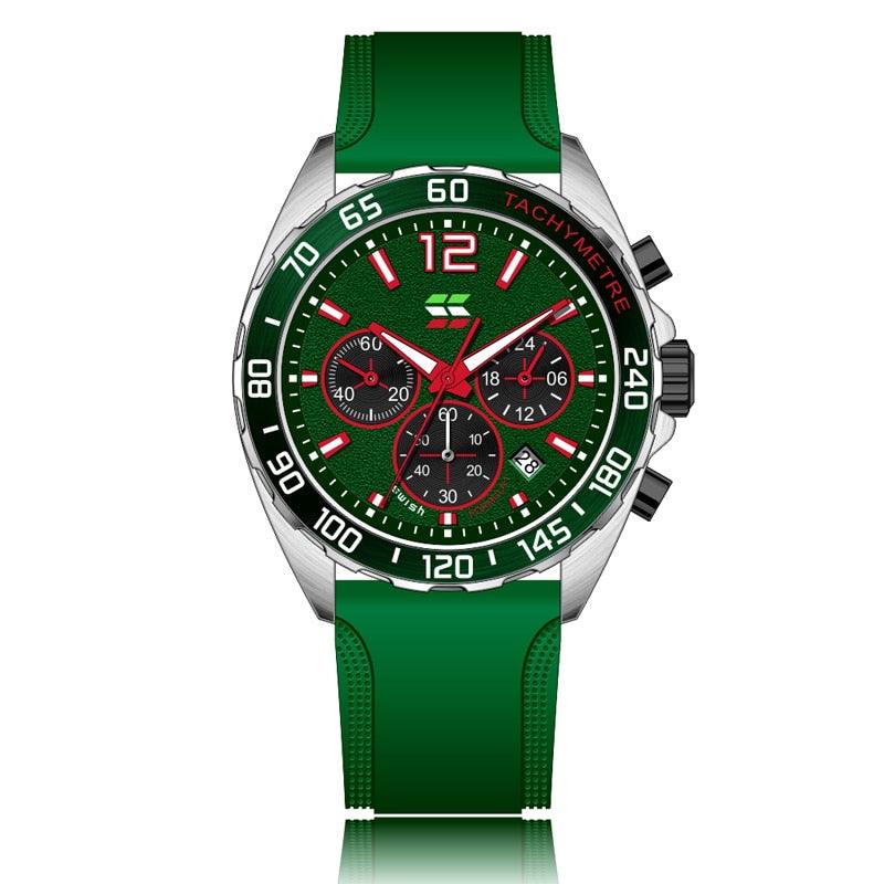 Dynamic Watch for Every Occasion - Eleganzio-Silver - Orange-State of Style