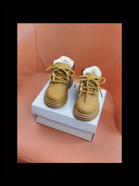Waterproof fleece autumn boots for boys – with warm lining & profiled sole