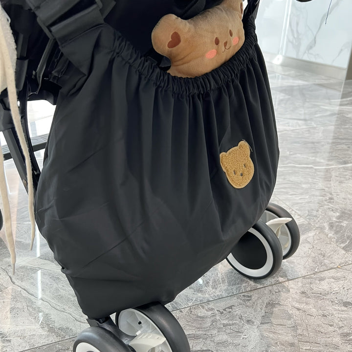 Pushchair organiser with large bag – practical storage for when you're on the go