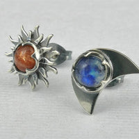 Earrings Sun and Moon - Sunny-State of Style