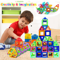 Magnetic building blocks for children – educational toy with 118/148 pieces