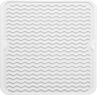 Eco-friendly silicone drying mat - Multiple uses & heat resistant-White-30 x 30 cm-State of Style