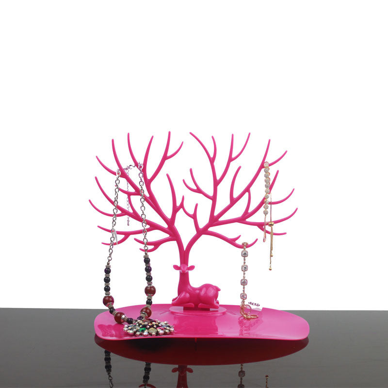 Edel Deer | Jewellery Stand for Earrings-White-State of Style