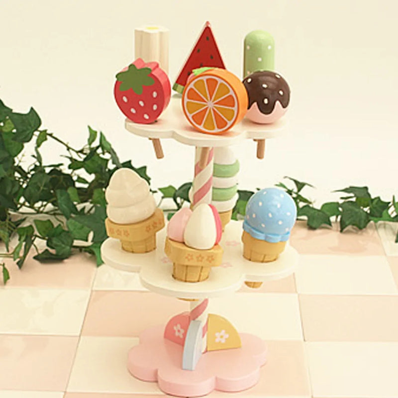 Magnetic wooden toys to stimulate children's thinking and creativity.