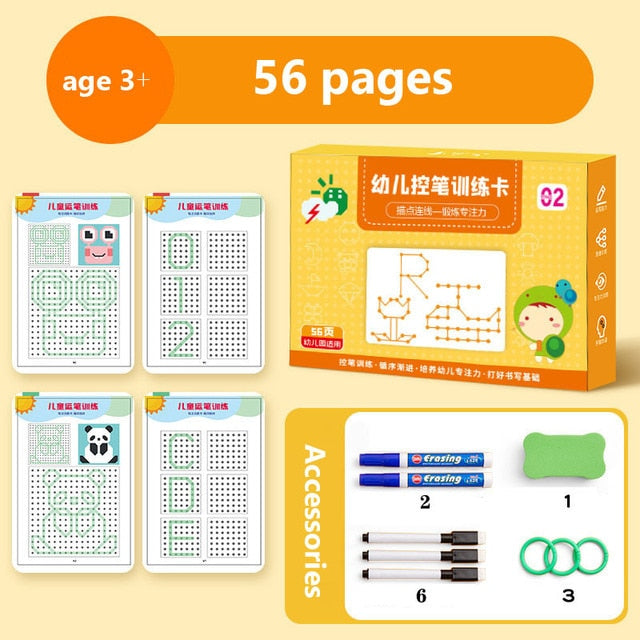 Educational Cover Writing Notebook - TraceMaster-56 Pages-State of Style