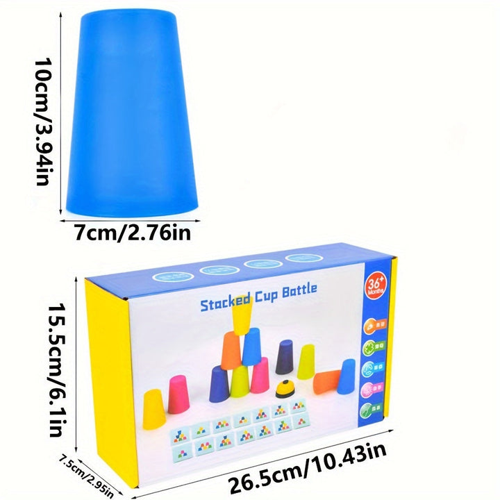 Educational Stacking Cup Puzzle Game - StackSmart-State of Style