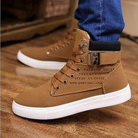 EefkesSneaks | Women's High-Top Sneakers-Yellow-6.0-State of Style