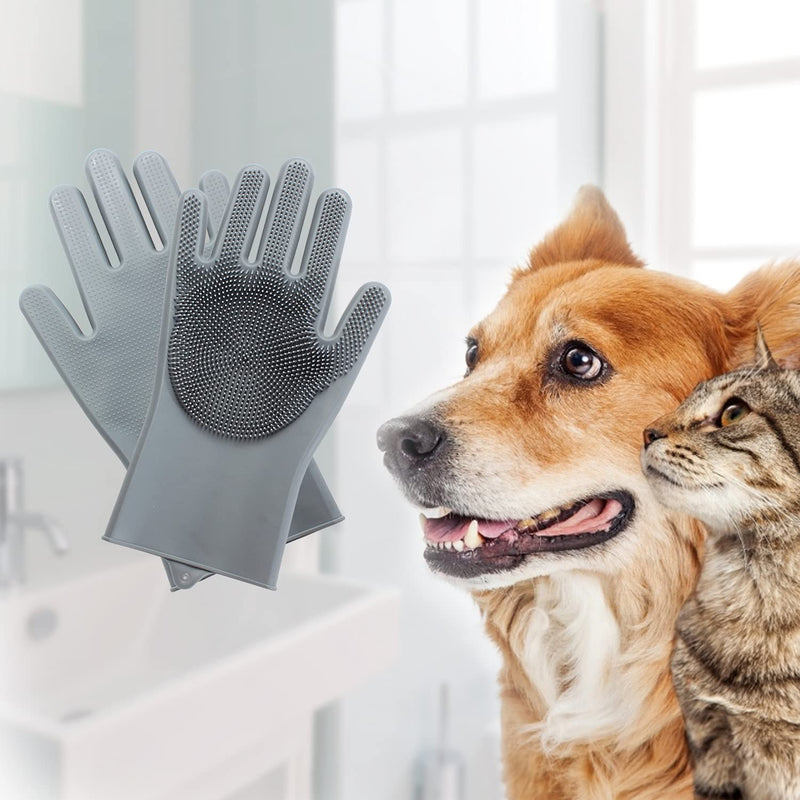 Efficient Pet Grooming Glove - For Tangle-Free Fur!-State of Style