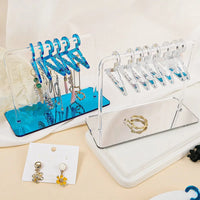 Eight-Piece Jewellery Display Stand | Organiser Rack-BLUE-State of Style