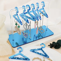 Eight-Piece Jewellery Display Stand | Organiser Rack-BLUE-State of Style