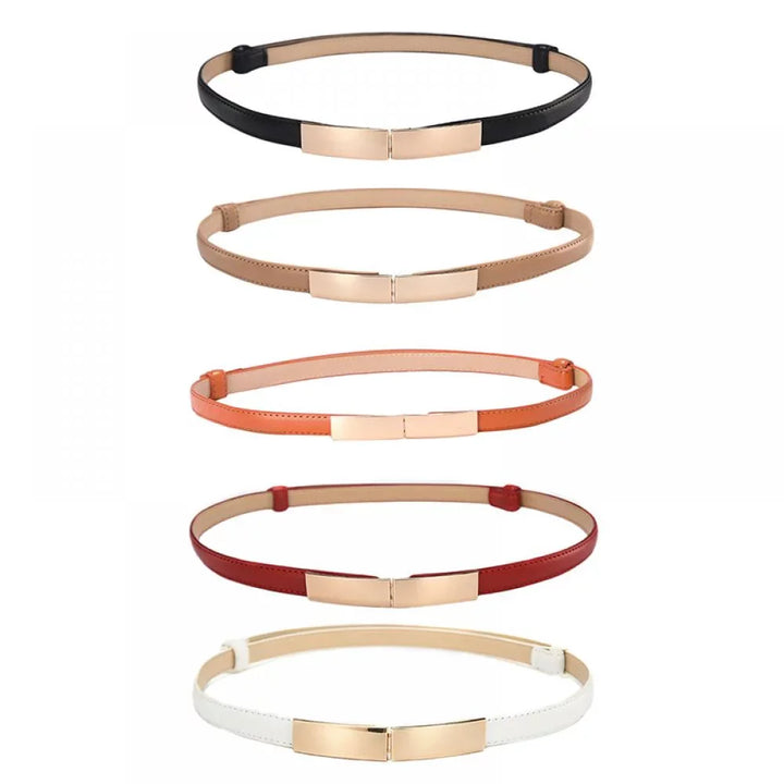 Elastic Buckle Waist Belt – Simple, Stylish, and Trendy Accessory-Orange-State of Style