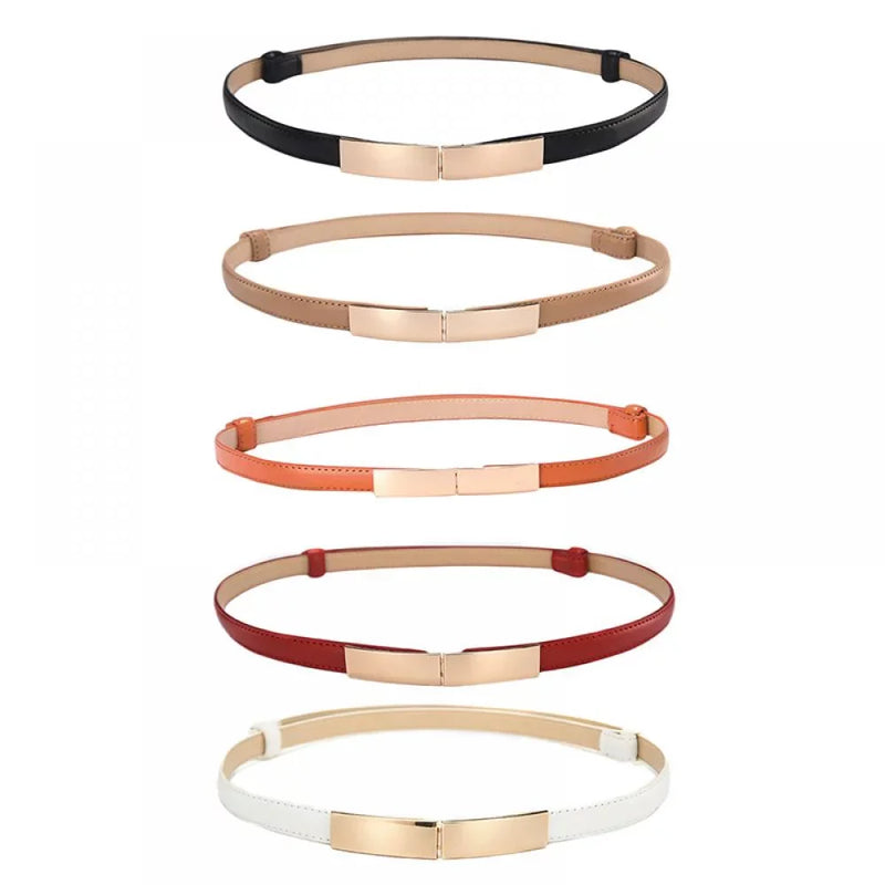 Elastic Buckle Waist Belt – Simple, Stylish, and Trendy Accessory-Orange-State of Style