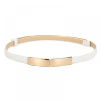Elastic Buckle Waist Belt – Simple, Stylish, and Trendy Accessory-White-State of Style