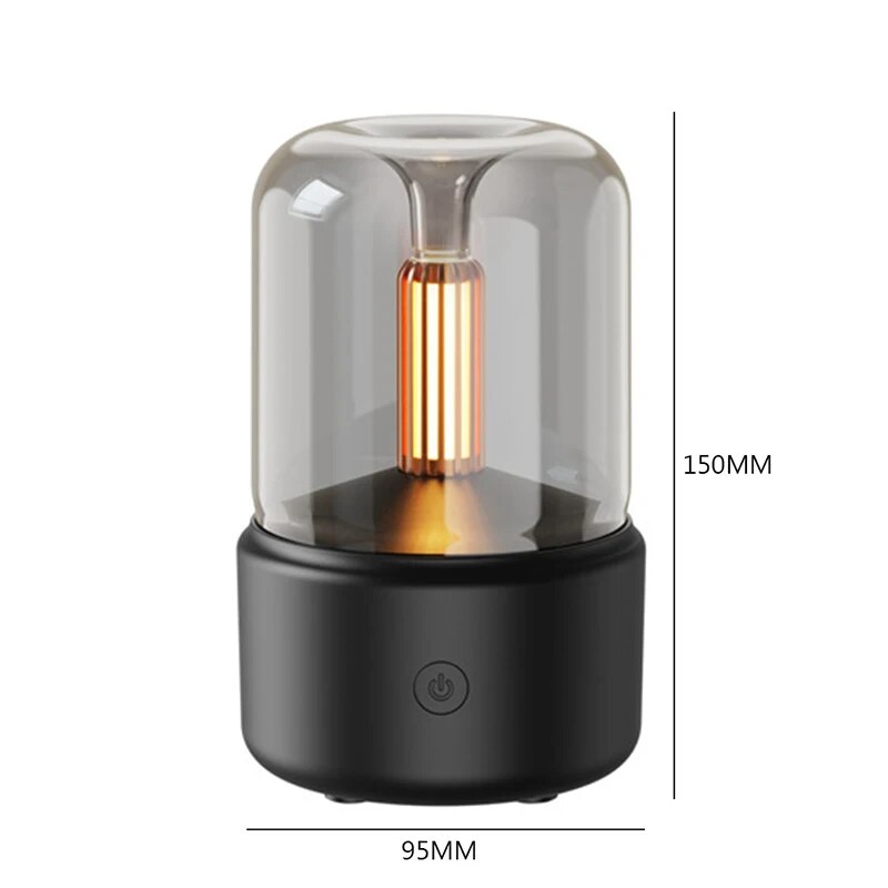 Electric Aromatherapy Diffuser and Humidifier - AromaLux-Black-State of Style