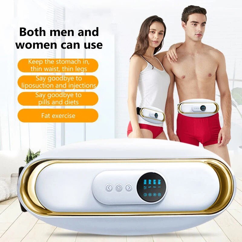 Electric Belly Fat Burner and Waist Massager - SlimBelt-White-State of Style