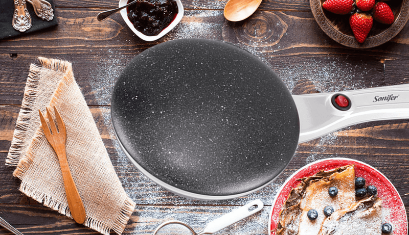 Electric Crêpe Maker – CrepeMaster-Red-State of Style