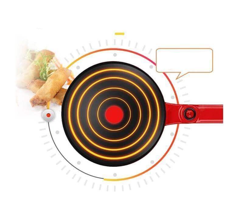 Electric Crêpe Maker – CrepeMaster-Red-State of Style