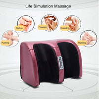 Electric Foot Massager with Heat and Shiatsu Therapy - RelaxFoot-Gold with Remote-State of Style
