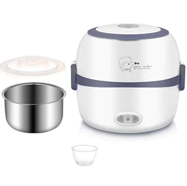 Electric Lunch Box - SteamMate-White-State of Style