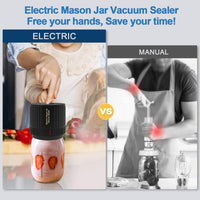 Electric Mason Jar Vacuum Sealer Kit - Preserve Freshness Quickly!-Black-State of Style