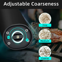 Electric Pepper and Salt Mill Set - SpiceLite-Black Without a Base-State of Style