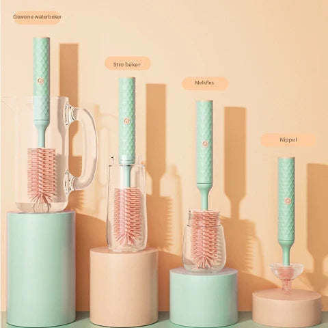 Electric Silicone Bottle Brush – BubblEase-Blue-State of Style