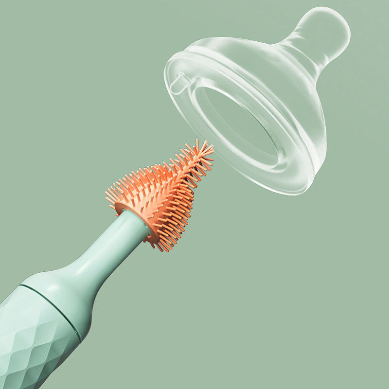 Electric Silicone Bottle Brush – BubblEase-Blue-State of Style