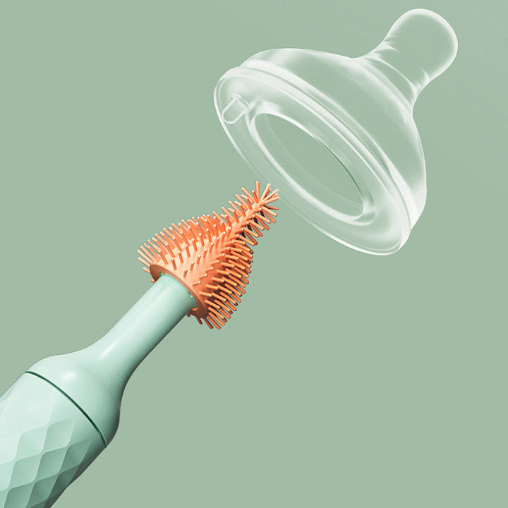 Electric Silicone Bottle Brush – BubblEase-Blue-State of Style