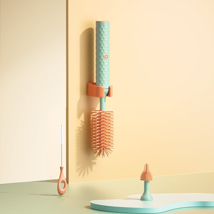 Electric Silicone Bottle Brush – BubblEase-Blue-State of Style